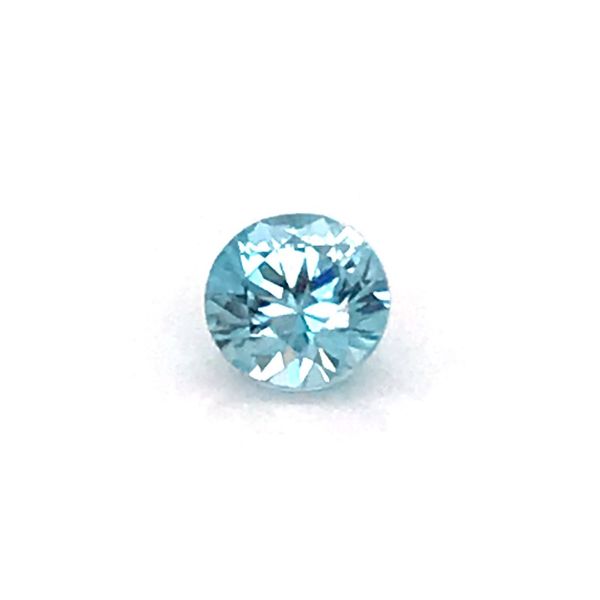 2.27 Carat Round Blue Zircon Loose Gemstone Bluestone Jewelry Tahoe City, CA