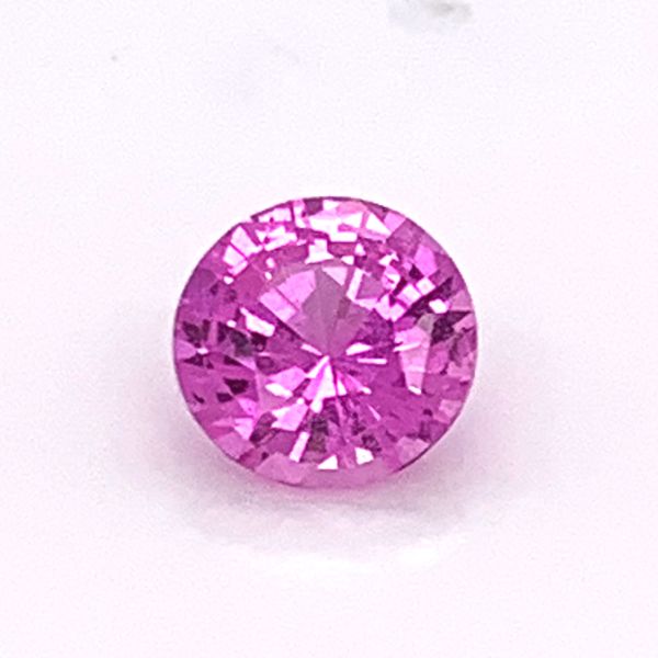 1.02 Carat Round Pink Sapphire Bluestone Jewelry Tahoe City, CA