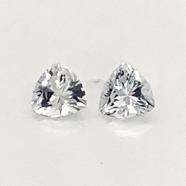 Two White Sapphires- 1.04 Carats Total Weight Bluestone Jewelry Tahoe City, CA