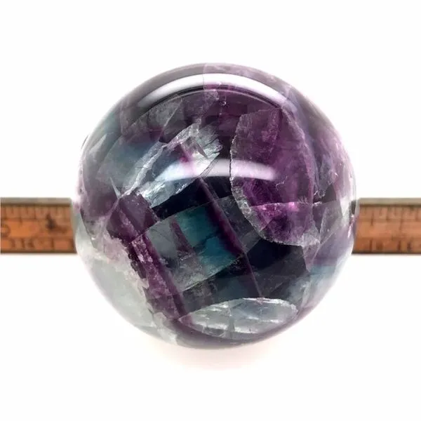 Fluorite Gemstone Sphere Image 2 Bluestone Jewelry Tahoe City, CA