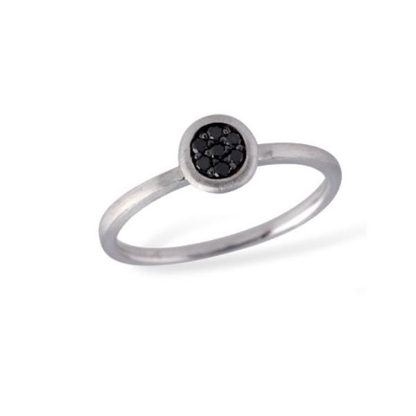 14 Karat White Gold Black Diamond Ring Bluestone Jewelry Tahoe City, CA