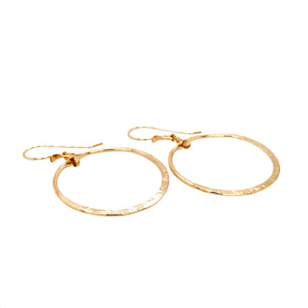 14 Karat Yellow Gold Filled Wire Earrings Image 2 Bluestone Jewelry Tahoe City, CA
