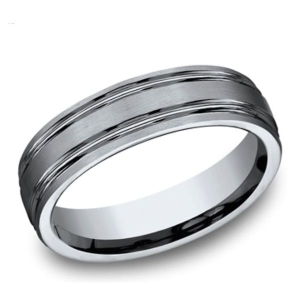 Titanium Comfort fit 6mm Band- Size 8 Bluestone Jewelry Tahoe City, CA