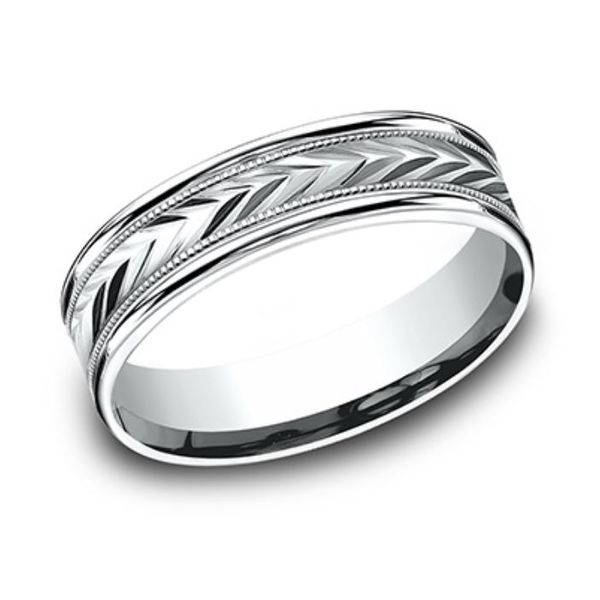 14 Karat White Gold 6mm Wedding Band- Special Order Only Bluestone Jewelry Tahoe City, CA