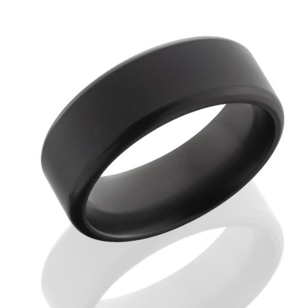 Beveled Solid Black Diamond Band-size 9 Bluestone Jewelry Tahoe City, CA