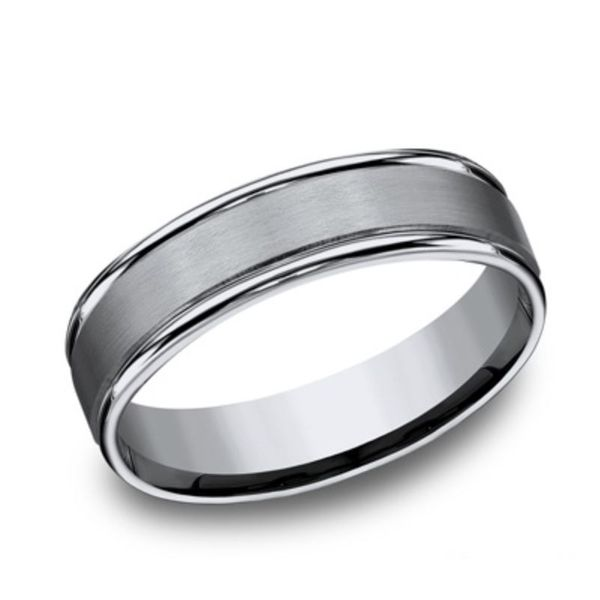 Titanium Comfort fit 6mm Band- Size 7.5 Bluestone Jewelry Tahoe City, CA