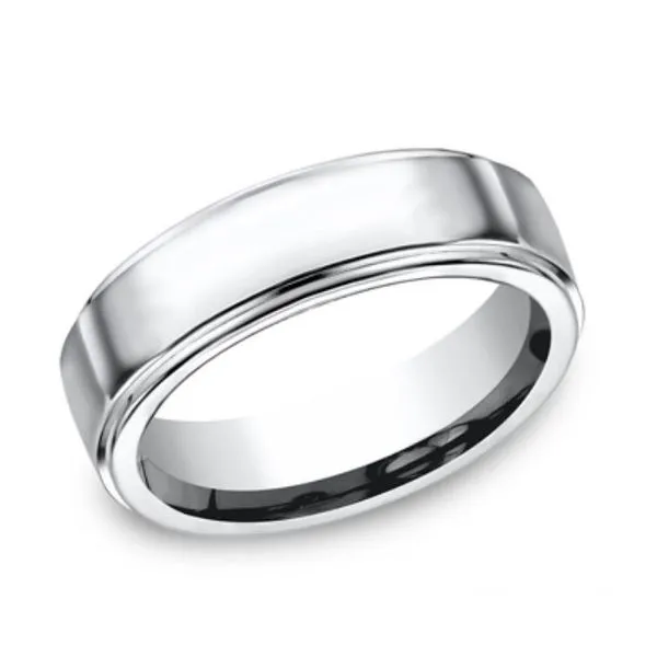 Cobalt Chrome 7mm Comfort-Fit Wedding Band- Special Order Only Bluestone Jewelry Tahoe City, CA