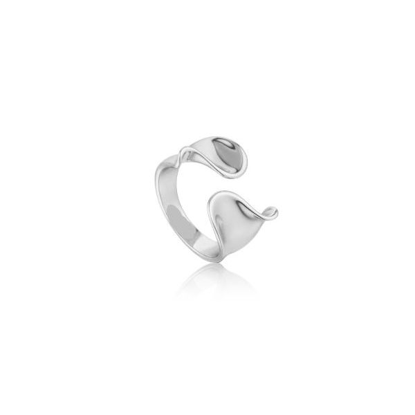Sterling Silver with Rhodium Plating Wide Twist Adjustable Ring Bluestone Jewelry Tahoe City, CA