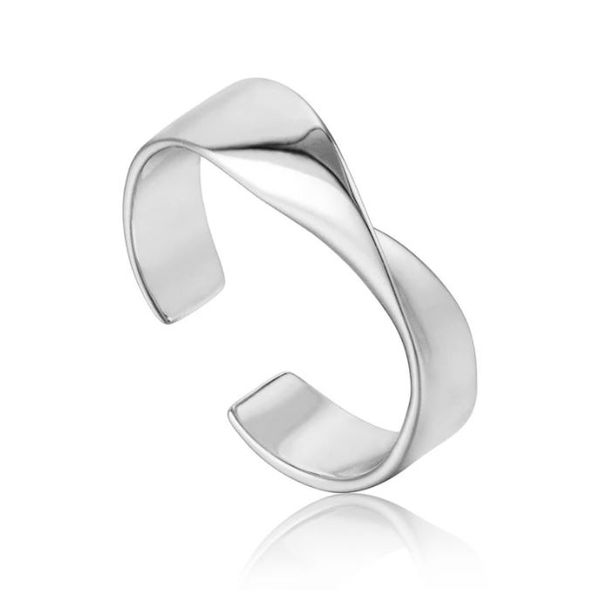 Silver Adjustable Twist Ring Bluestone Jewelry Tahoe City, CA