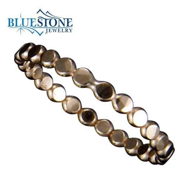 14K Yellow Gold Filled Hammered Dot Ring Bluestone Jewelry Tahoe City, CA