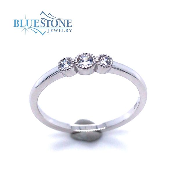 Silver Ring with CZs- Size 6 Bluestone Jewelry Tahoe City, CA