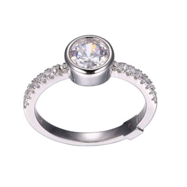 Silver Ring with Cubic Zirconia- Size 7 Bluestone Jewelry Tahoe City, CA