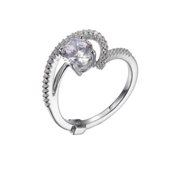 Silver with Rhodium Plating Ring with CZ's(Size 9) Bluestone Jewelry Tahoe City, CA