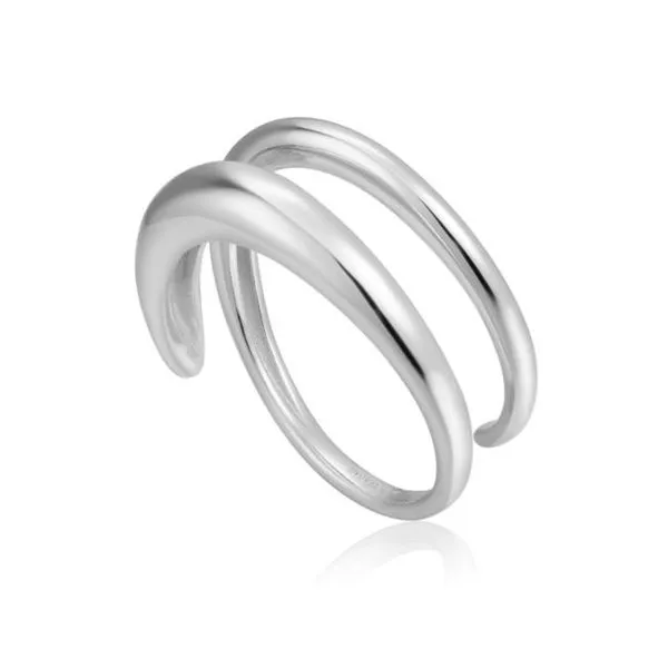 Sterling Silver Rhodium Plated Adjustable Twist Ring Bluestone Jewelry Tahoe City, CA