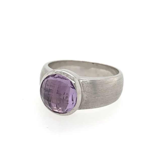Sterling Silver Ring with Amethyst Ring Size 8 Bluestone Jewelry Tahoe City, CA