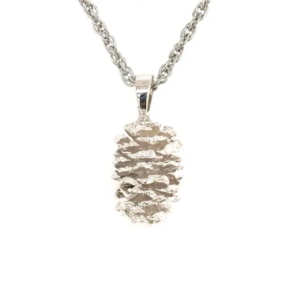 Sterling Silver Alder Pine Cone Pendant Bluestone Jewelry Tahoe City, CA