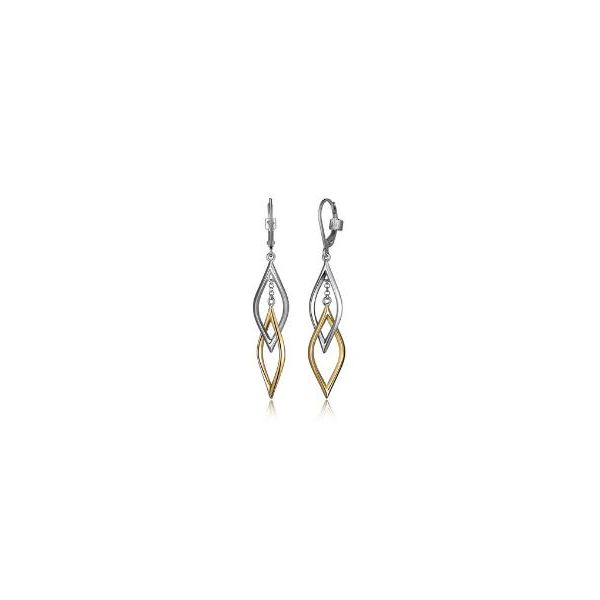 Sterling Silver & Yellow Gold Plating Earrings & Rubies Bluestone Jewelry Tahoe City, CA
