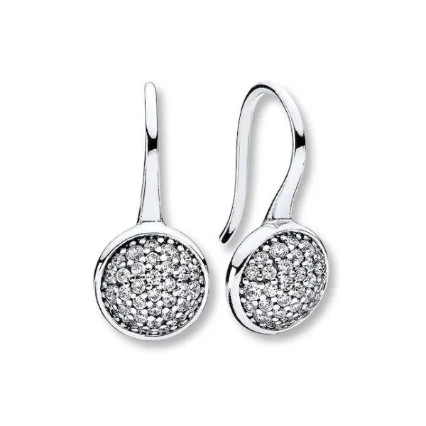 Sterling Silver Earrings with Cubic Zirconias Bluestone Jewelry Tahoe City, CA