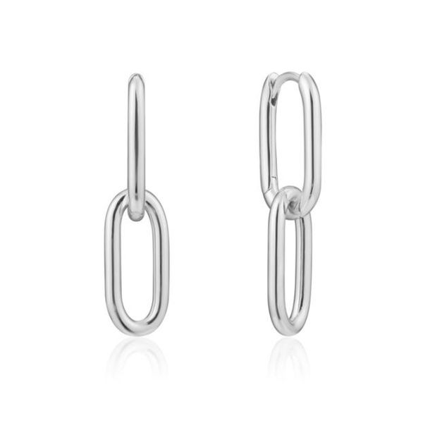 Sterling Silver Rhodium Plated Cable Link Earrings Bluestone Jewelry Tahoe City, CA