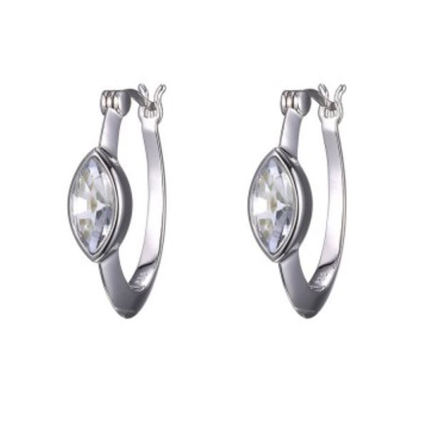 Silver Swarovski Earrings with and Rubies Bluestone Jewelry Tahoe City, CA