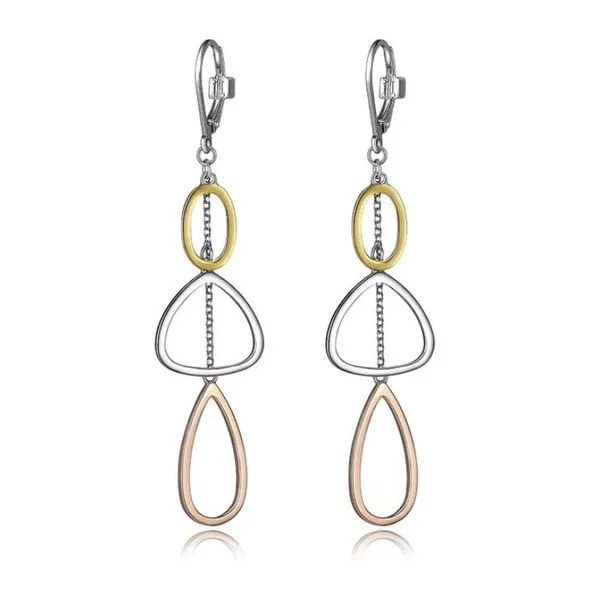 Sterling Silver, Rose & Yellow Gold Earrings Bluestone Jewelry Tahoe City, CA