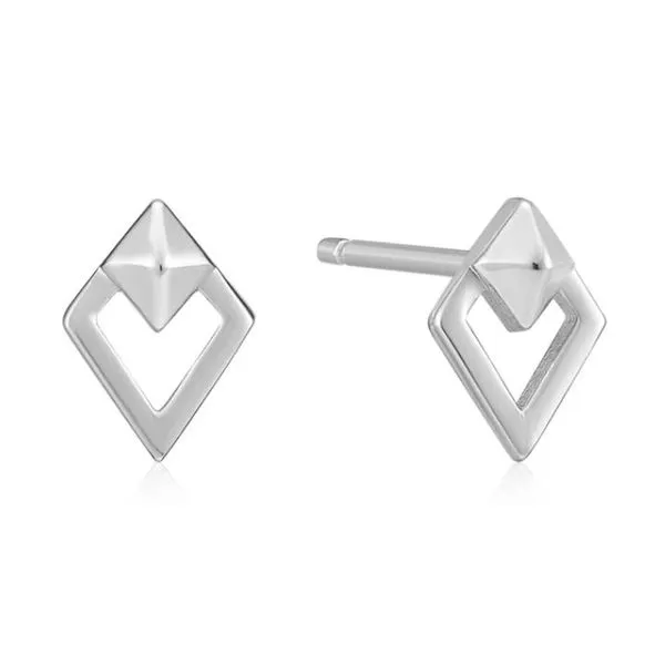 Sterling Silver Spike Diamond Stud Earrings Bluestone Jewelry Tahoe City, CA