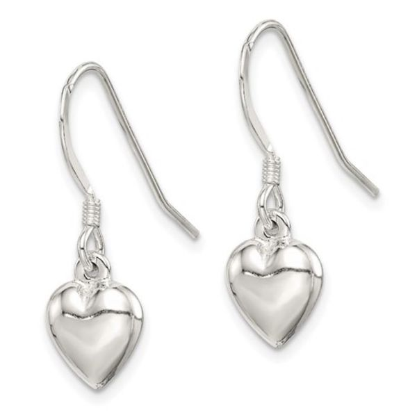 Sterling Silver Heart Earrings Bluestone Jewelry Tahoe City, CA