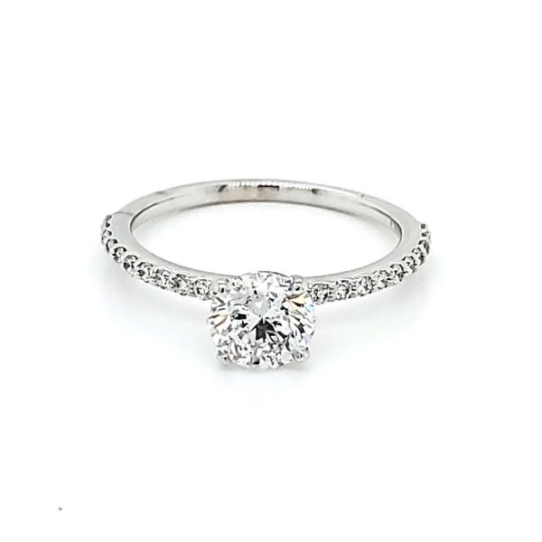 Round Engagement Ring Blue Water Jewelers Saint Augustine, FL