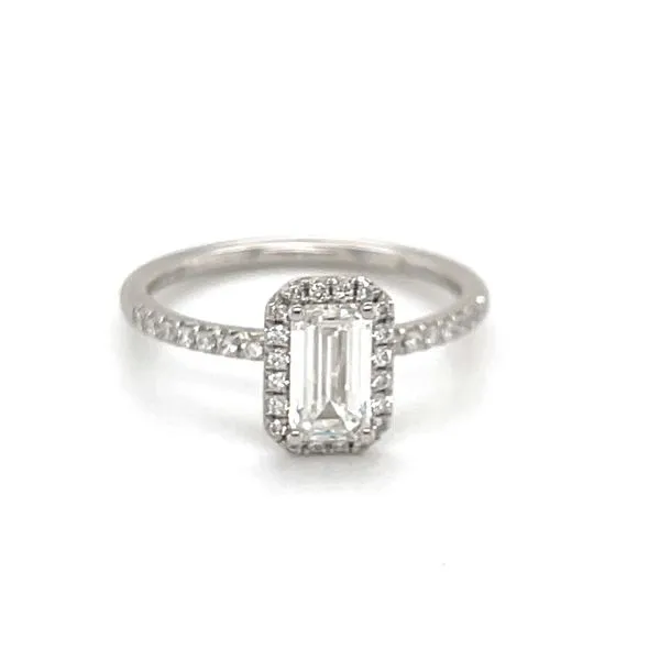 Emerald Diamond Engagement Ring Blue Water Jewelers Saint Augustine, FL