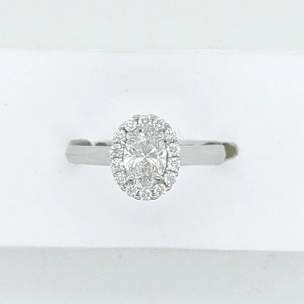 OVAL DIAMOND ENGAGEMENT RING Blue Water Jewelers Saint Augustine, FL