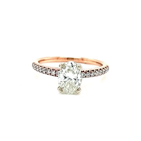 Diamond Rose Gold Engagement Ring Blue Water Jewelers Saint Augustine, FL
