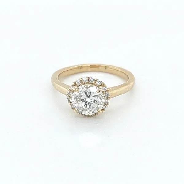 1.625TCW ROUND DIAMOND YELLOW GOLD ENGAGEMENT RING Image 2 Blue Water Jewelers Saint Augustine, FL