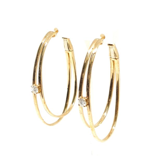 GETNA 14K Yellow Gold Earrings Blue Water Jewelers Saint Augustine, FL