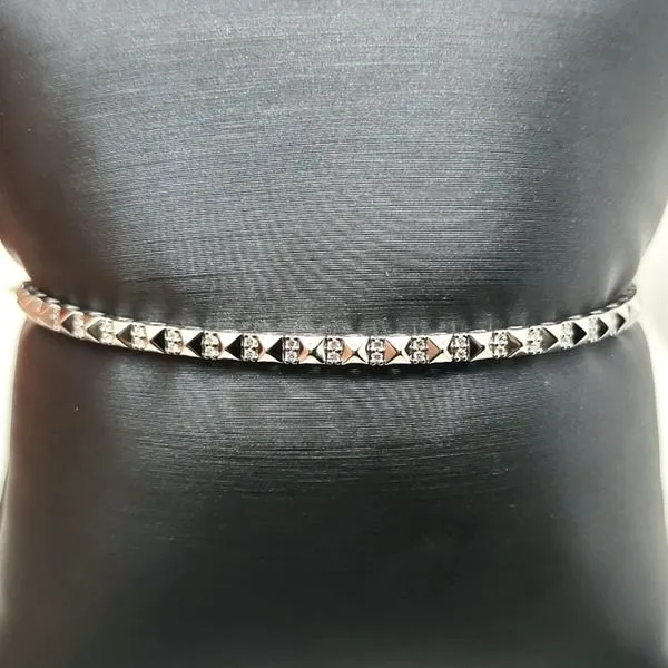Paramount Gems 14K White Gold Diamond Bracelet Blue Water Jewelers Saint Augustine, FL