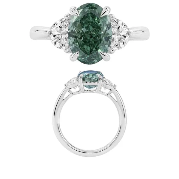 Paramount Gems 14K White Gold Engagement Ring Blue Water Jewelers Saint Augustine, FL