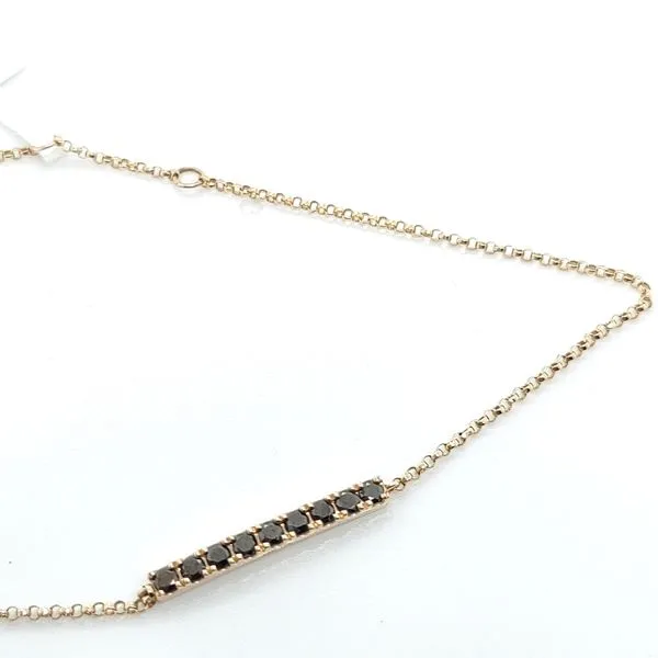 AUTHENTIC GEM IMPORTS 14K Yellow Gold Diamond Bracelet Blue Water Jewelers Saint Augustine, FL