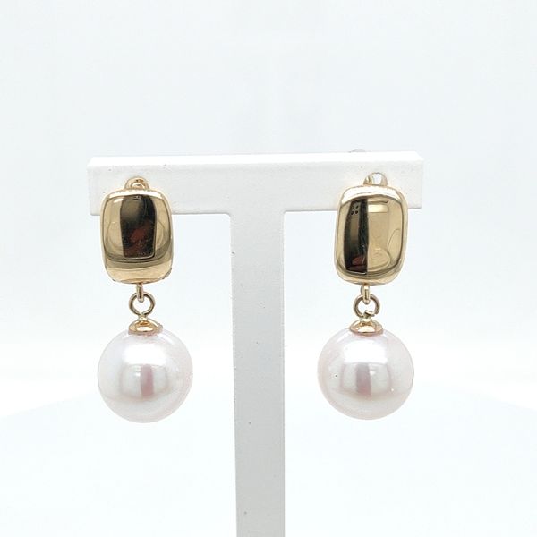 AGI 14K Yellow Gold Earrings Blue Water Jewelers Saint Augustine, FL