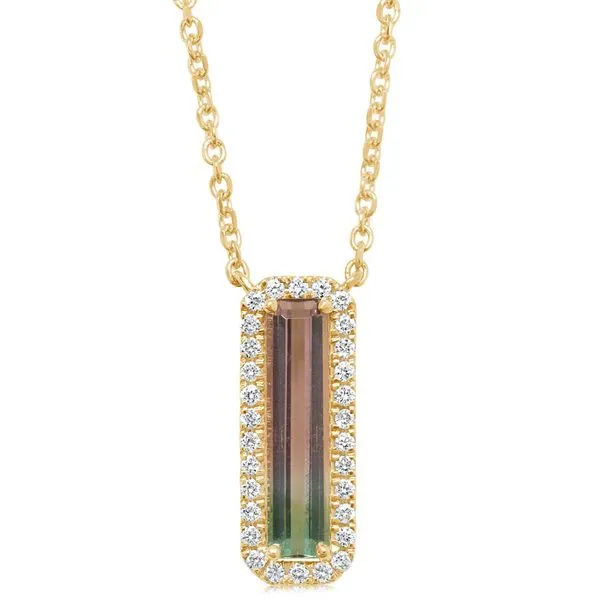 Parl© Opal/Jewelry Designs 14K Yellow Gold Colored Stone Necklace Blue Water Jewelers Saint Augustine, FL