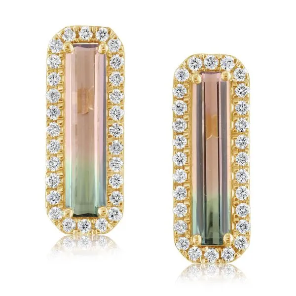 Parl© Opal/Jewelry Designs 14K Yellow Gold Colored Stone Earrings Blue Water Jewelers Saint Augustine, FL