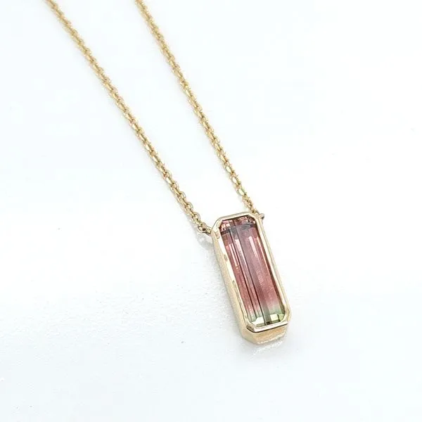 Parl© Opal/Jewelry Designs 14K Yellow Gold Colored Stone Necklace Blue Water Jewelers Saint Augustine, FL