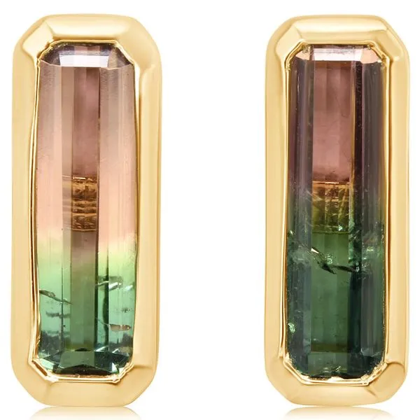 Parl© Opal/Jewelry Designs Yellow Gold Colored Stone Earrings Blue Water Jewelers Saint Augustine, FL