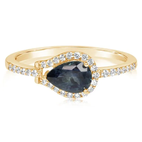 Parl© Opal/Jewelry Designs 14K Yellow Gold Ring Blue Water Jewelers Saint Augustine, FL