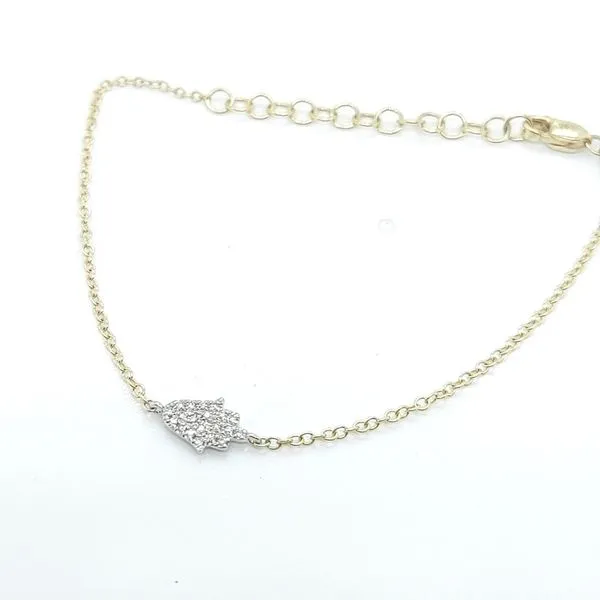 Meirat 14K Yellow Gold Diamond Bracelet Blue Water Jewelers Saint Augustine, FL