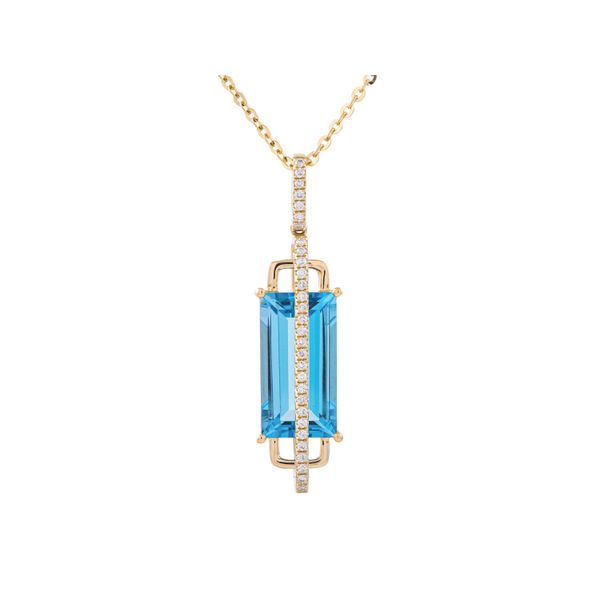 SOP 14K Yellow Gold Necklace Blue Water Jewelers Saint Augustine, FL