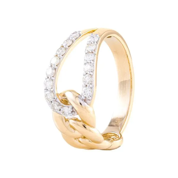 Sophia by Design 14K Yellow Gold Fashion Ring Blue Water Jewelers Saint Augustine, FL
