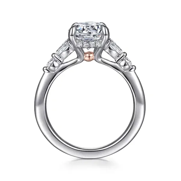 14K White Gold Semi- Mount Image 2 Blue Water Jewelers Saint Augustine, FL