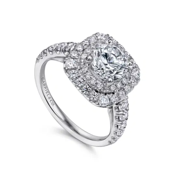 GabCo 14K White Gold Semi- Mount Blue Water Jewelers Saint Augustine, FL