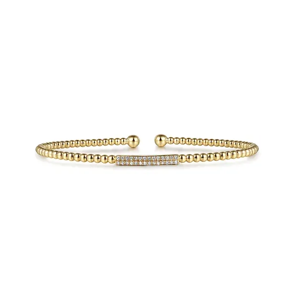 Gabriel & Co 14K Yellow Gold Diamond Bracelet Blue Water Jewelers Saint Augustine, FL