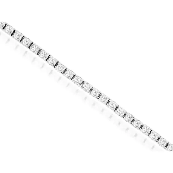 ROYAL JEWELRY MFG, INC. 14K White Gold Diamond Bracelet Blue Water Jewelers Saint Augustine, FL