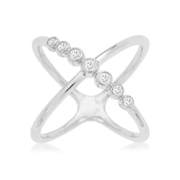 ROYAL JEWELRY MFG, INC. 14K White Gold Fashion Ring Blue Water Jewelers Saint Augustine, FL